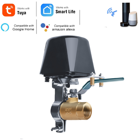 TUYA WiFi Smart gaz/vanne Tuya vanne vanne de contrôle domotique intelligente pour le travail du gaz avec Alexa Google Assistant ► Photo 1/6