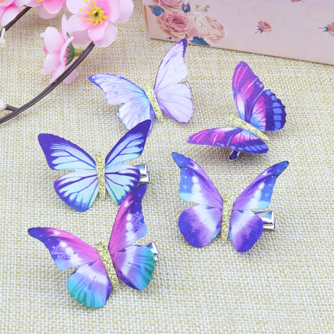 Pinces à cheveux papillon pour femmes, barrettes d'animaux, épingles à cheveux, accessoires, accessoires, accessoires, accessoires, accessoires, coiffure ► Photo 1/6