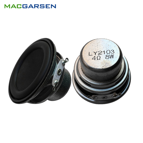 TONLEN 4 ohm Gamme Complète Haut-Parleur 8 w NdFeB magnétique Voiture 1.5 pouces Haut-Parleur 4 ohms 45mm 18 core DIY Portable Bluetooth Haut-Parleur 2 pcs ► Photo 1/6