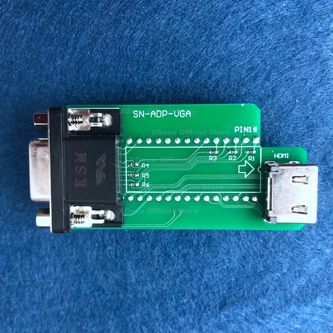 Adaptateur VGA uniquement pour le programmeur XGecu T56 compatible avec l'interface VGA HDMI ► Photo 1/5