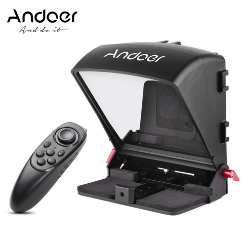 Andoer – prompteur téléprompteur Portable universel A1, pour Smartphone/tablette/caméra DSLR, enregistrement vidéo en direct, Interview ► Photo 1/6