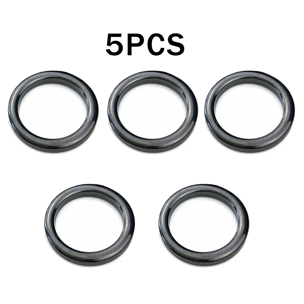 5 pcs/pack canne à pêche anneau de guidage en céramique usure chaleur Conduction pièces de réparation poisson attirail Pesca Iscas outils pêche pôle accessoire ► Photo 1/6