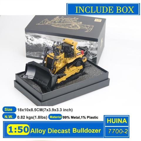 HUINA 1:50 camion jouet moulé sous pression modèle alliage véhicule voiture moulé sous pression pelle Bulldozer chargeuse sur pneus pelle enfants jouet cadeau de noël ► Photo 1/6