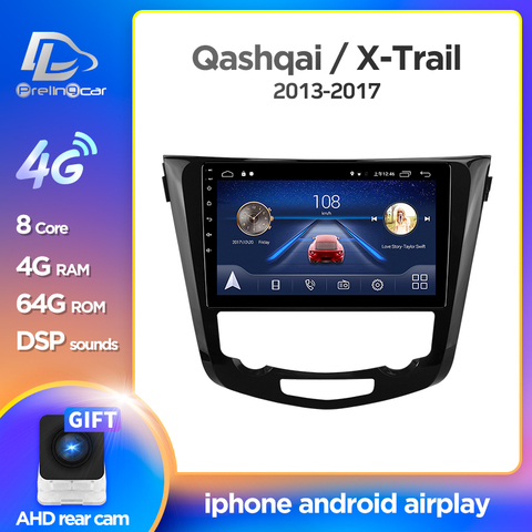 Prelingcar pour Nissan x-trail XTrail T32 Qashqai J11 T31 autoradio multimédia lecteur vidéo Navigation GPS Android10.0 tableau de bord ► Photo 1/6