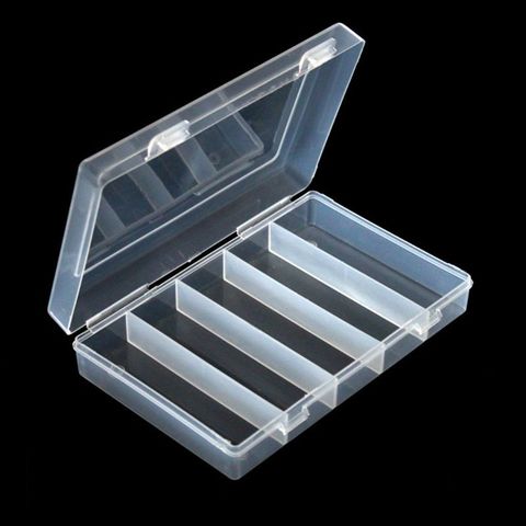 Boîte de rangement rectangulaire en plastique transparent protecteur de étui de Collection pour 100 pièces 27mm/30mm porte-Capsules ou 5 pièces 27mm ► Photo 1/6