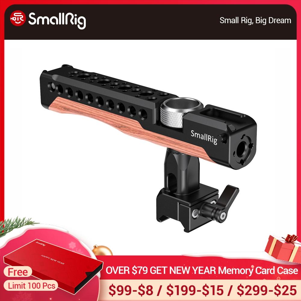 SmallRig – poignée Nato rotative à 360 degrés, pour Cage de caméra DSLR universelle, poignée en bois avec accessoires de montage pour chaussures froides Rig- 2362 ► Photo 1/6