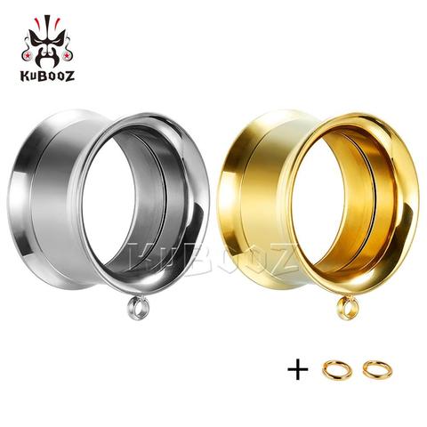 Tunnels de Piercing d'oreilles, bijoux unisexe, Style classique, cadeau de beauté pour le corps, vente par paire 6mm à 25mm, nouvelle mode ► Photo 1/6