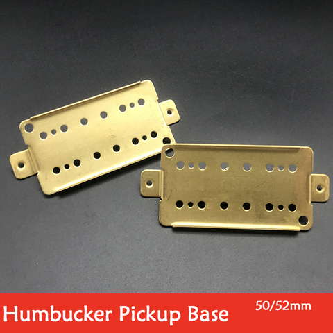 Humbucker – plaque de Base en laiton pour guitare électrique Lp, 2 pièces, 50mm d'espacement des pôles ► Photo 1/6