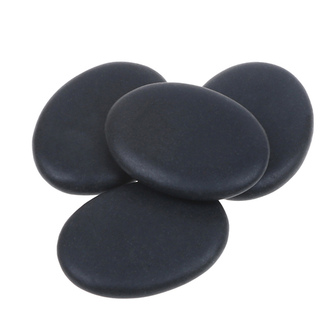 2 pièces/6 pièces offre spéciale lave noire pierre naturelle pierres de beauté Massage Spa pierre de basalte ► Photo 1/6