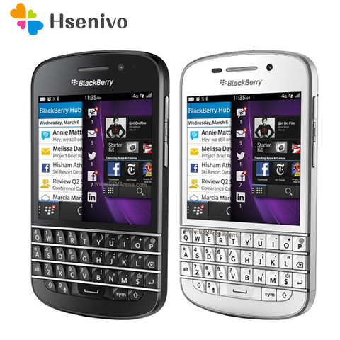 Blackberry Q10 remis à neuf-téléphone portable Q10 d'origine 3.1 