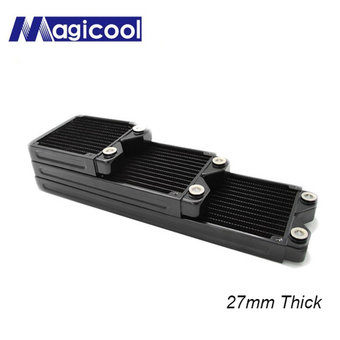 Magicool-radiateur en cuivre noir G1/4 