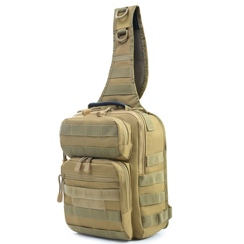 Sac à dos militaire de poitrine tactique 900D, pour chasse, pêche, Camping, randonnée, armée, randonnée, épaule Molle ► Photo 1/6