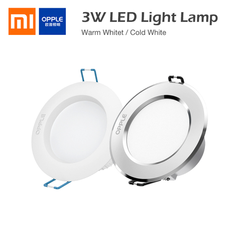 Xiaomi OPPLE – Spot lumineux LED encastrable rond, éclairage d'intérieur, lumière blanche chaude/froide, idéal pour une cuisine ou une chambre à coucher, 3W, 120 degrés ► Photo 1/6