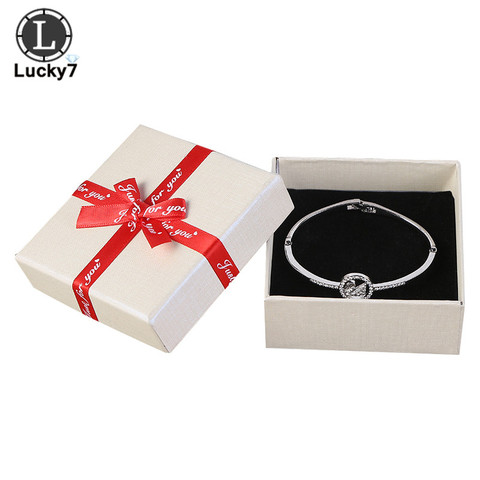 Boîte à bijoux exquise, boîte à cadeaux, coffret organisateur pour boucles d'oreilles de mariage, Bracelet pendentif décoration boîte d'emballage ► Photo 1/1