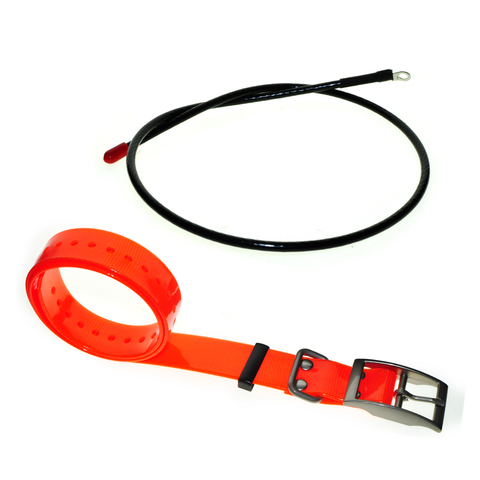 Collier de suivi de chien avec antenne de remplacement, ceinture Orange pour Garmin Astro 320 220 DC30 DC40 DC50 T5 TT10 TT15 T5 mini ► Photo 1/5