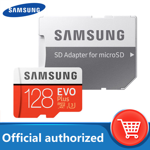 Carte mémoire d'origine SAMSUNG Micro SD 128 go classe 10 carte mémoire EVO + EVO Plus microSD 512 go 256 go 64 go 8 go carte TF cartao de mémoire ► Photo 1/6