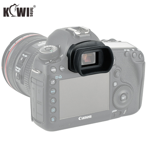 Oculaire de viseur de caméra en silicone souple pour Canon EOS 5DM4 5DM3 5DS 5DSR 7DM2 7D EOS 1DX Mark II 1DX remplace Canon Eg ► Photo 1/6