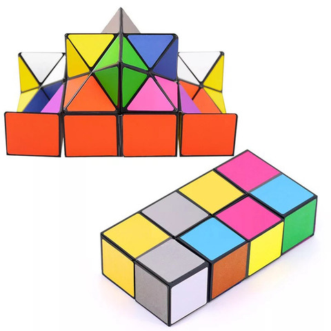 Yoshimoto cube magique 2 en 1, jouet créatif, puzzle pour enfants, hommes et femmes, idée cadeau ► Photo 1/5