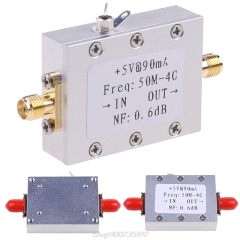 50M-4GHz amplificateur à faible bruit LNA Ham Module Radio RF FM HF VHF NF = 0.6dB -110dBm S01 20 livraison directe ► Photo 1/6
