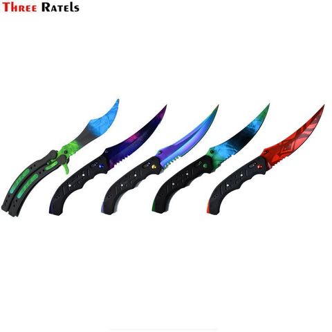 Trois Ratels FC492 pour CS GO Karambit couteau graphiques voiture autocollants coloré mode ordinateur portable SUV JDM camping-Car étanche vinyle décalcomanies ► Photo 1/4