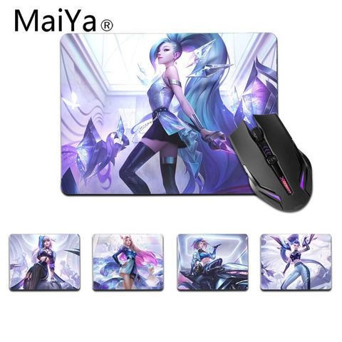 Maiya qualité supérieure LOL KDA Ahri Akali Kaisa séraphine beau tapis de souris Anime tapis de jeu en gros le plus vendu souris ► Photo 1/6