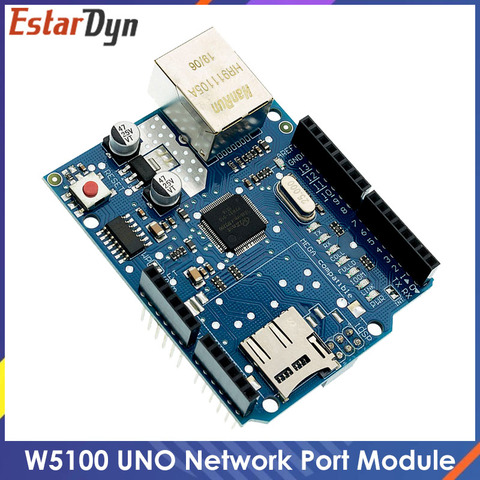 UNO bouclier Ethernet bouclier W5100 R3 UNO Mega 2560 1280 328 UNR R3 seulement W5100 carte de développement pour Arduino ► Photo 1/6