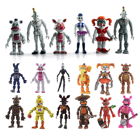 Lot De 6 Figurines De PoupéEs,ModèLe De Personnage Anime,Figurines