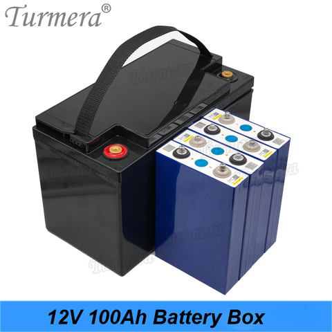 Batterie de phosphate de fer de Lithium de batterie de Turmera 12V 90Ah 100Ah 3.2V Lifepo4 pour le système d'énergie solaire et l'alimentation d'énergie ininterrompue ► Photo 1/6