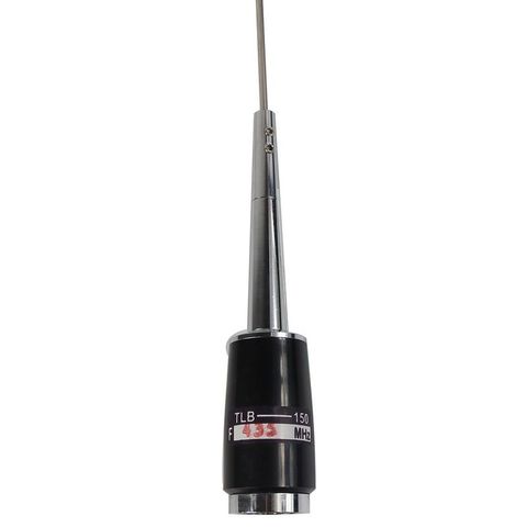 Détails de la nouvelle antenne d'autoradio mobile argent UHF 400-470 MHz 200W 5.5dB SL-16 PL-259 ► Photo 1/6