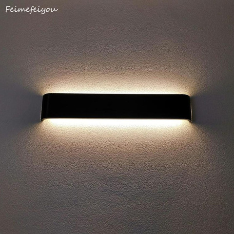 Moderne minimaliste LED lampe en aluminium lampe de chevet applique salle de bain miroir lumière directe allée créative ► Photo 1/6