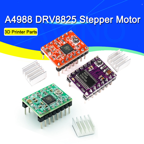 Pièces d'imprimante 3D A4988 DRV8825, moteur pas à pas avec dissipateur de chaleur, pour SKR V1.3 1.4 GTR V1.0 rampes 1.4 1.6 MKS GEN V1.4 ► Photo 1/6