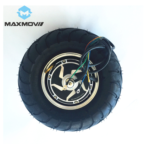 Roue moteur moyeu arrière de Scooter électrique 600W/1000W 48V, pneus sur route de 13x5.00/6 marqué e- ► Photo 1/3