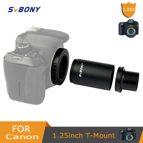 Svbony 1.25 pouce rallonge Tube adaptateur CA1 astronomie télescope M42 filetage t-mount + T2 anneau adaptateur pour télescope/caméra F9105 ► Photo 1/6