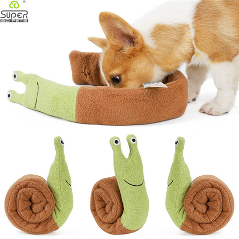 Chien interactif Puzzle Escargots Jouets Encouragent Naturel Nourriture Compétences Portable Antidérapant D'animal Familier Snuffle Tapis Gamelle Pour Ingestion Lente Facile À Nettoyer ► Photo 1/6