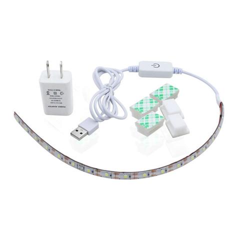 Machine à coudre industrielle lumière LED bandes lumière LED bandes flexibles, néon USB 5V, froid 30cm, avec interrupteur tactile ► Photo 1/6