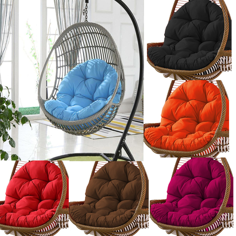 Balançoire suspendu panier coussin de siège épaissi suspendu oeuf hamac chaise à bascule coussins de siège pour la maison Patio jardin salons ► Photo 1/6