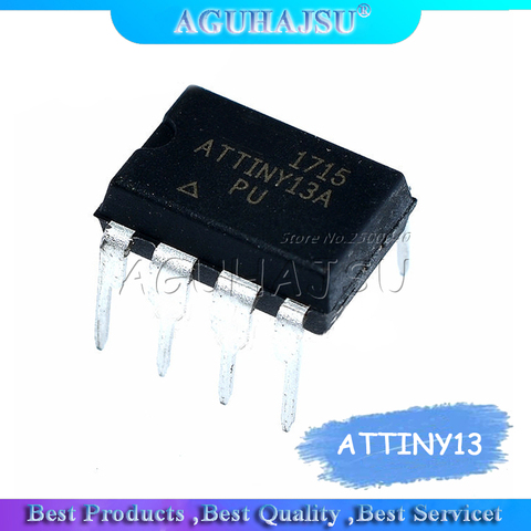 1 PIÈCES ATTINY13A ATTINY13A-PU ATTINY13 DIP-8 microcontrôleur AVR ► Photo 1/1