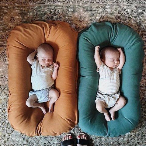 Infantile nouveau-né bébé chaise longue Portable bébé nid lit pour filles garçons coton berceau enfant en bas âge lit bébé pépinière nacelle Co dormeur lit ► Photo 1/6