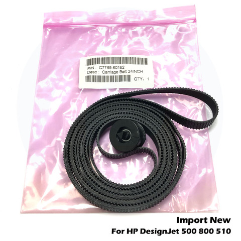 Ceinture de chariot C7770-60014 C7769-60182 pour HP 500 800 510 HP500 HP800 HP510, pièce de traceur, nouvelle collection d'importation ► Photo 1/6