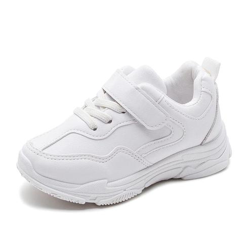 Chaussures noires et blanches pour enfants de 4, 5, 6, 7, 8, 9, 10, 11 et 12 ans, baskets de Sport pour petites filles, nouvelle collection 2022 ► Photo 1/6