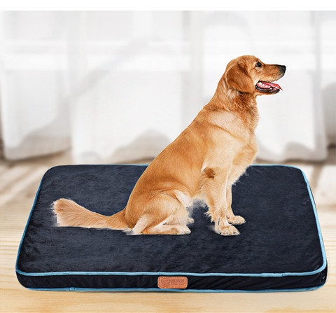 Tapis confortable pour chiens, grand lit pour chiots, canapé, épais, orthopédique pour petits, moyens et grands chiens, coussin de sommeil, maison pour chiens ► Photo 1/6