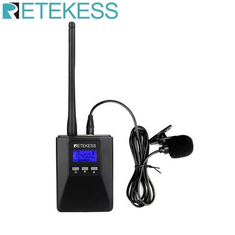 Retekess TR506 FM transmetteur Portable pour la visite de l'église guidant l'interprétation de réunion de traduction simultanée ► Photo 1/6