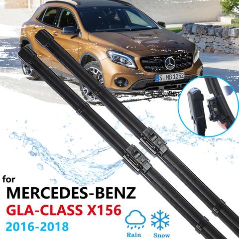 Balais D'essuie-Glace de voiture pour Mercedes Benz GLA X156 Pare-Brise Voiture Accessoires GLA180 GLA200 GLA220 GLA250 GLA45 200 220 250 200d 220d ► Photo 1/6