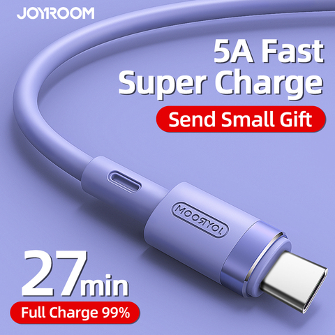 Joyroom USB Type C câble pour Samsung S10 S9 Charge rapide 3.0 câble USB C Charge rapide pour Huawei liquide Silicone chargeur fil ► Photo 1/5