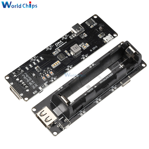 18650 Batterie Bouclier V3 Pour Raspberry Pi WEMOS Pour Arduino Micro USB Type-Un USB Output Diy Kit ► Photo 1/3