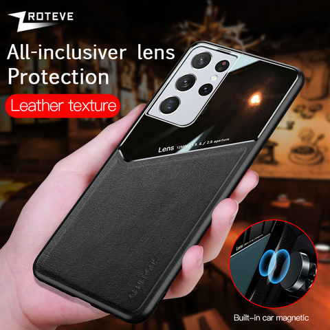 Coque ZROTEVE en cuir PU pour Samsung Galaxy S21 Ultra S20 FE Coque PC pour Samsung Note 20 Ultra 10 Lite S10 Plus ► Photo 1/6