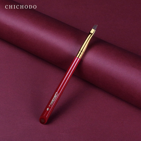 CHICHODO-pinceau de maquillage luxueux, accessoire pour le maquillage, couleur rouge Rose, fibre de haute qualité, accessoire cosmétique ► Photo 1/6