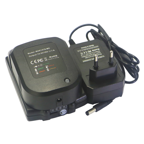 Chargeur de batterie li-ion 18V 2000mAH 2.0AH BL1815 BL1820 + pour makita BL1820B-2 BL1830 avec batterie universelle de jauge de LED ► Photo 1/6