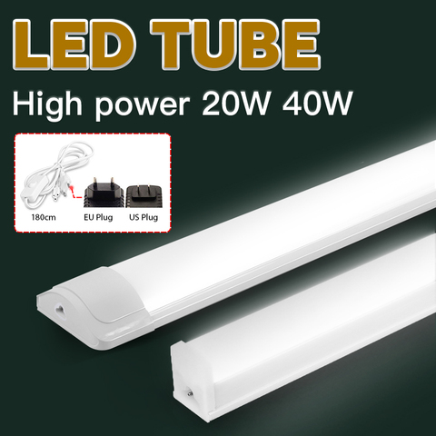 T5 Led Tube Lumière 220V 30cm 60cm 120cm T8 Tubes LED Applique Bars Lumière Led 10W 20W 2FT 4FT POUR LA MAISON Armoire Éclairage de Cuisine ► Photo 1/6