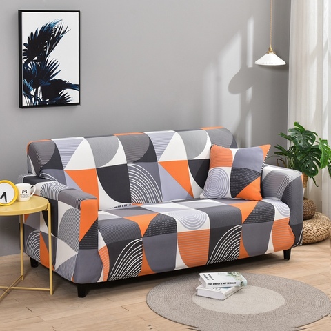 Housmife élastique canapé couvre pour salon Stretch Plaid canapé housse funda canapé chaise canapé couverture décor à la maison 1/2/3/4 places ► Photo 1/6